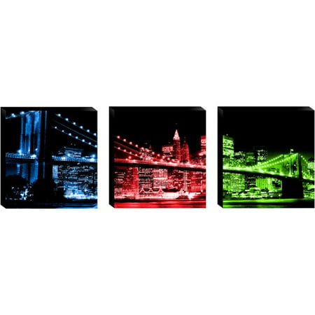 3pc wall art artwork 3pc brooklyn bridge wall art walmartcom 3pc wall art artwork 3pc brooklyn bridge wall art walmartcom